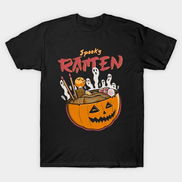 Spooky Ramen T-Shirt by Eilex Design